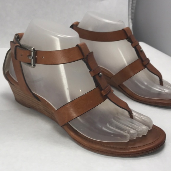 COACH Vivian Gladiator Sandal Tan Leather Size 7B - Picture 2 of 7